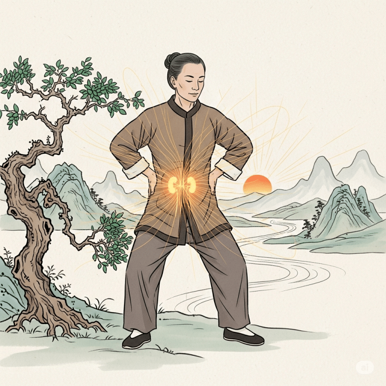 posture d'enracinement qi gong